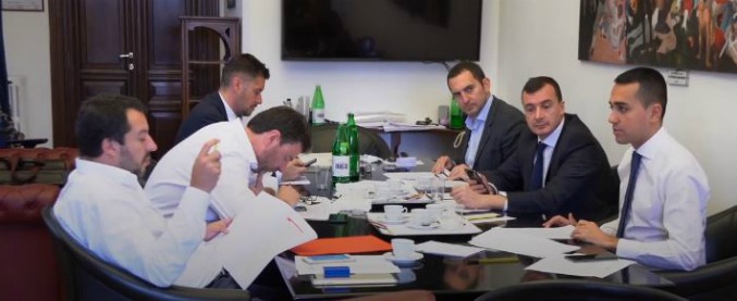 Salvini - Di Maio al lavoro per siglare il contratto di governo.