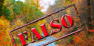 ALLARMISMO: Seggiolino per bambini sul lato della strada con sopra una coperta Seggiolino su strada