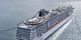 I titoli dei giornali in edicola Nave da Crociera MSC,