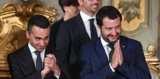 Di Maio e Salvini: due lupi in gabbia Di Maio - Salvini, due lupi in gabbia.