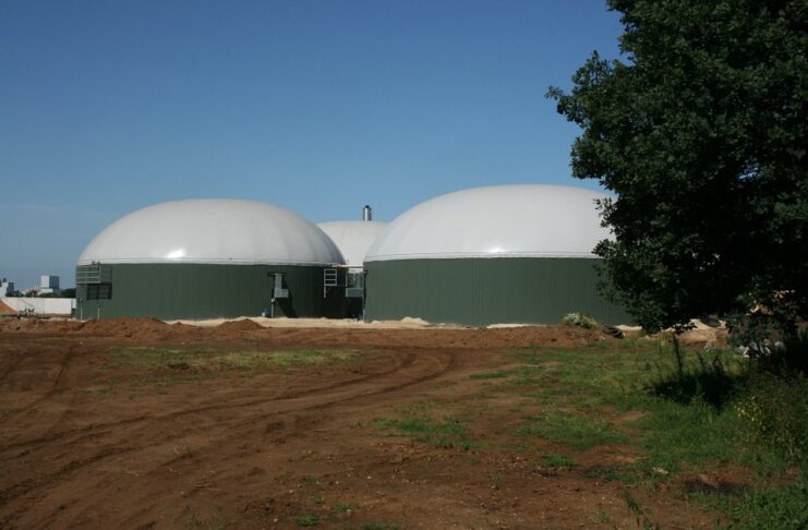 Produzione di biogas.