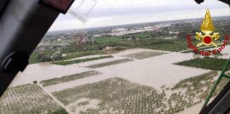 Esondazioni in Emilia-Romagna. Il maltempo continua. Esondazione Savio