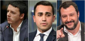 Di Maio, Renzi, Salvini: i tre piccoli birichini Di Maio, Renzi, Salvini: i tre piccoli birichini