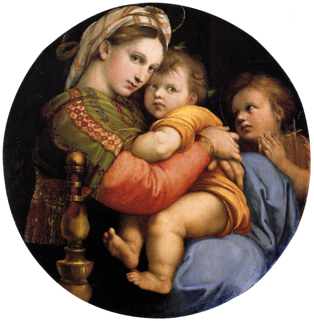 1513-Madonna-della-seggiola-Raffaello-Galleria-Palatina-Firenze