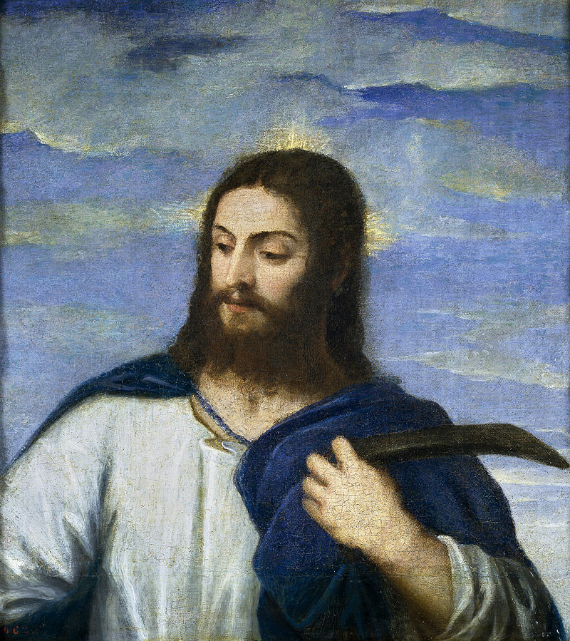 Cristo ritratto di Tiziano del 1553 al Museo del Prado