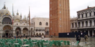 Oggi il 65% di Venezia sarà sott’acqua Acqua alta a Venezia