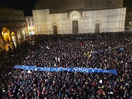 Sardine in piazza a Bologna