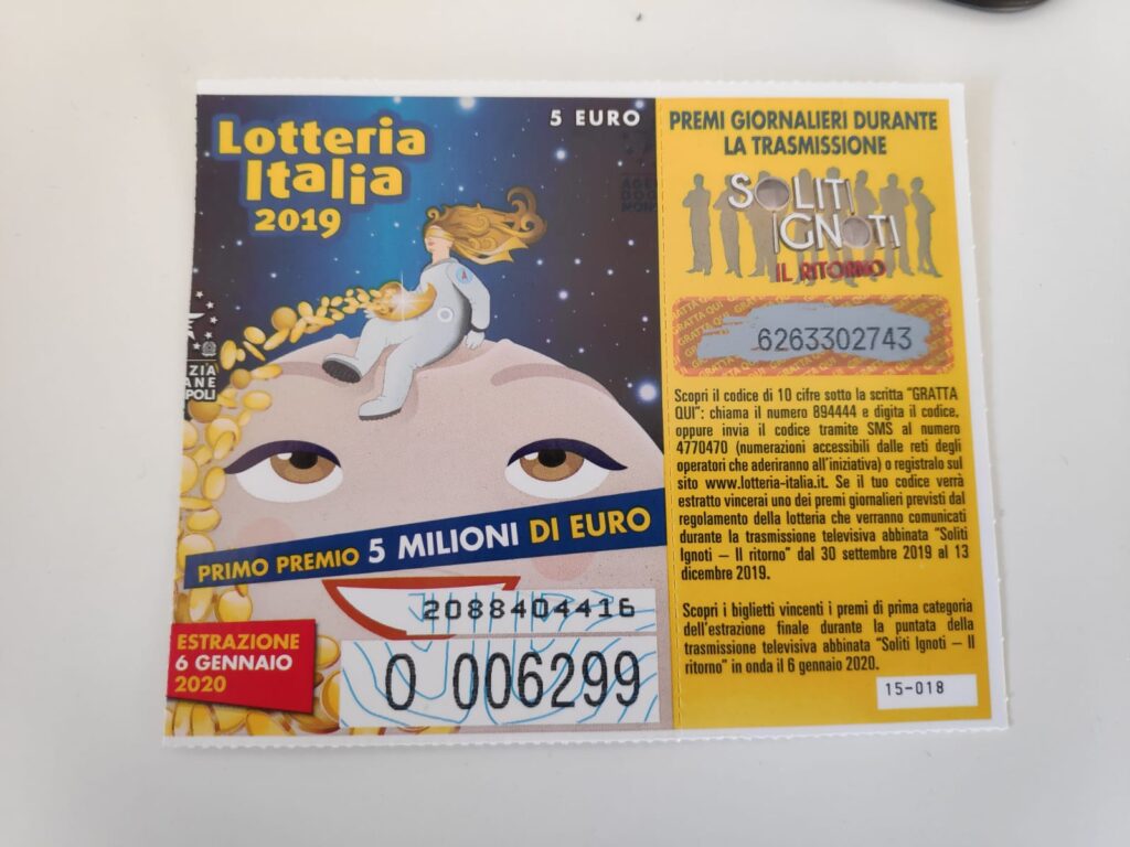 Biglietto Lotteria Italia