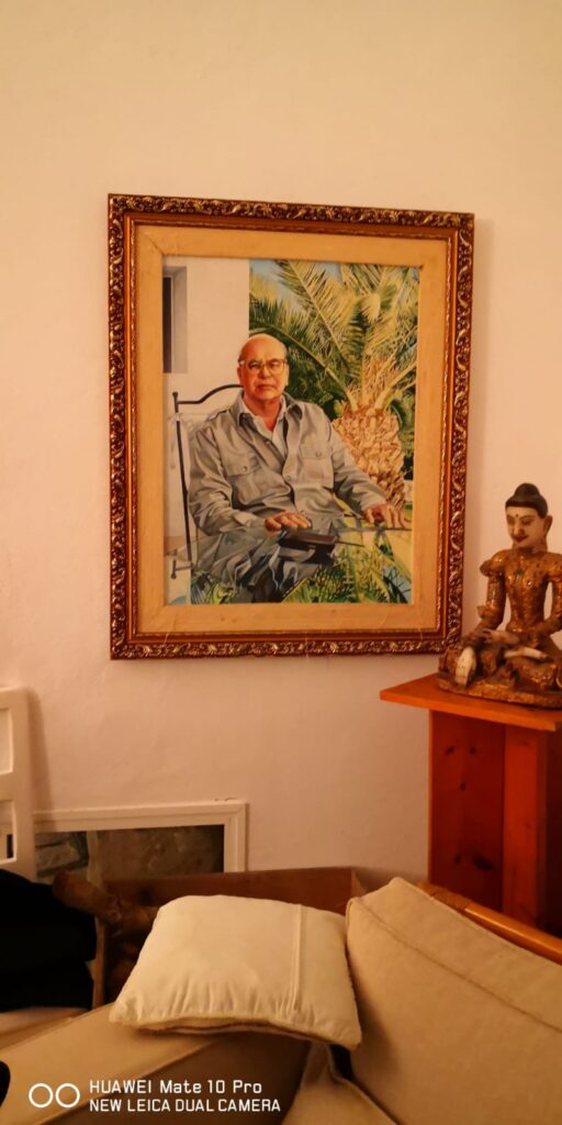 Ritratto di Craxi nella sua casa di Hammamet