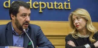 Primo sondaggio 2020: Lega in calo di tre punti, Meloni più gradita di Salvini Salvini-Meloni