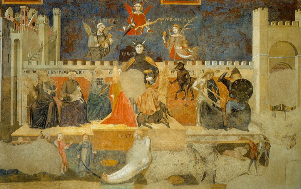 Allegoria del Cattivo Governo. Ambrogio Lorenzetti (1285/90 1348).