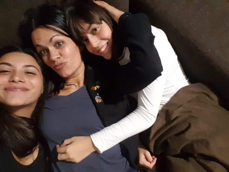Mariagrazia Censi con le figlie