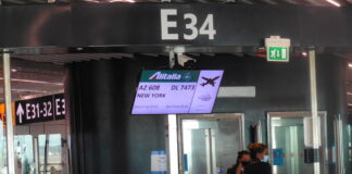 I militari alla riscossa per il volo FCO-JFK imbarco aeroporto