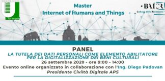 La tutela dei dati personali come elemento abilitatore per la digitalizzazione dei beni culturali locandina