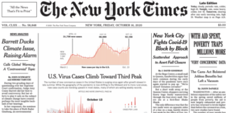 Il virus negli USA cresce verso la terza punta. Sfogliando il NYTimes