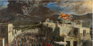 Napoli: un Santo scomodo Micco Spadaro, L’eruzione (Napoli, Museo di San Martino)