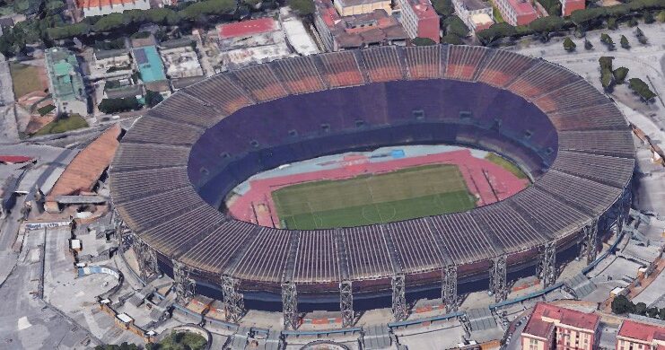 Lo stadio San Paolo, oggi Diego Armando Maradona