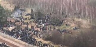 Continua il dramma dei migranti al confine fra Bielorussia e Polonia Migranti tra Bielorussia e Polonia