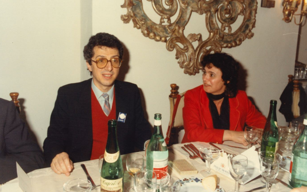 Piero Bartezzaghi e sua moglie Aldina
