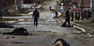 Massacro di civili a Bucha Massacro Bucha guerra Ucraina