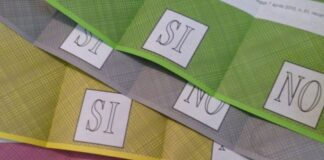 Il referendum tradotto in italiano Schede-referendum
