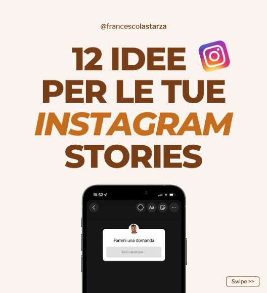 12 idee per creare Instagram Stories