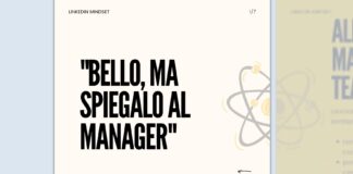 Bello, ma spiegalo al Manager? Bello ma spiegalo al manager