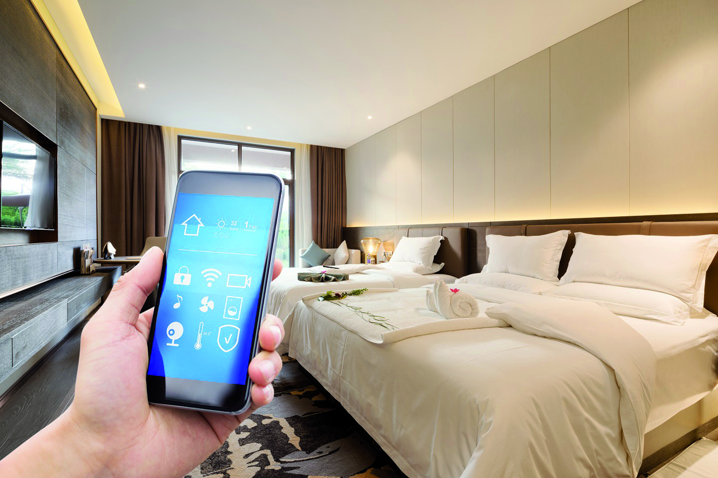 smart home in hotel
