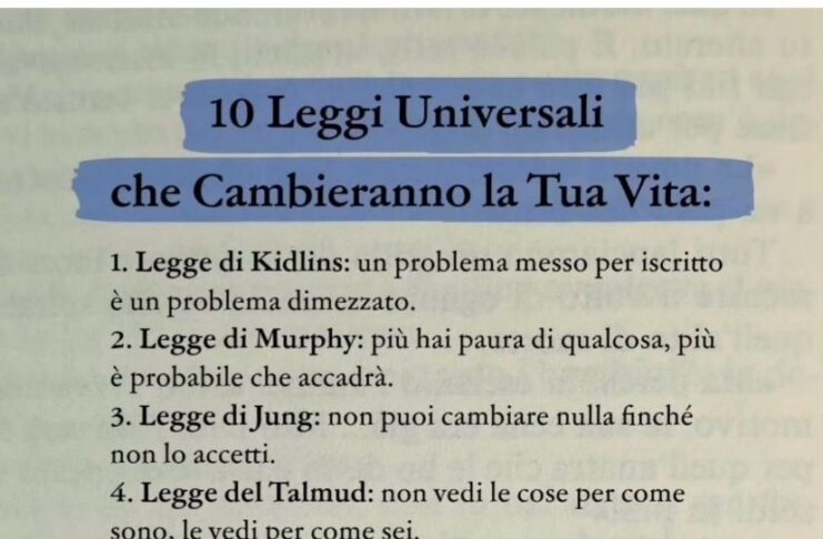 10 leggi universali